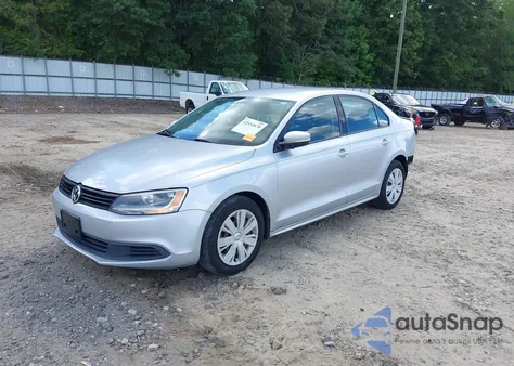 2012 Volkswagen Jetta 2.5L Se из США, поврежденный, VIN 3VWDP7AJ1CM366559